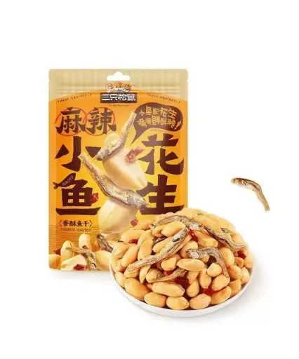 松鼠先生 乾魚花生零食